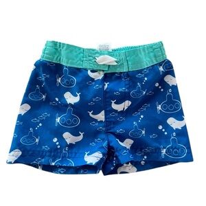 ❤️ 5 for $15! Blue Whale Swim Trunks – Size 3–6M